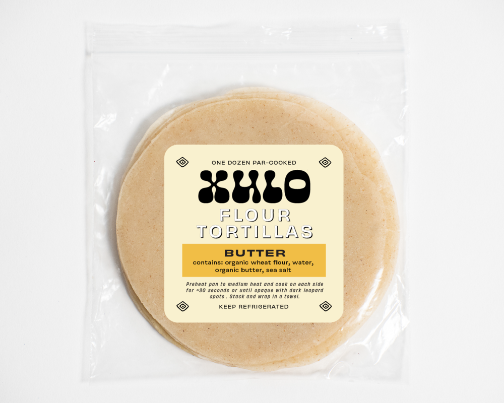 Xulo Flour Tortilla Butter Tahona Mercado