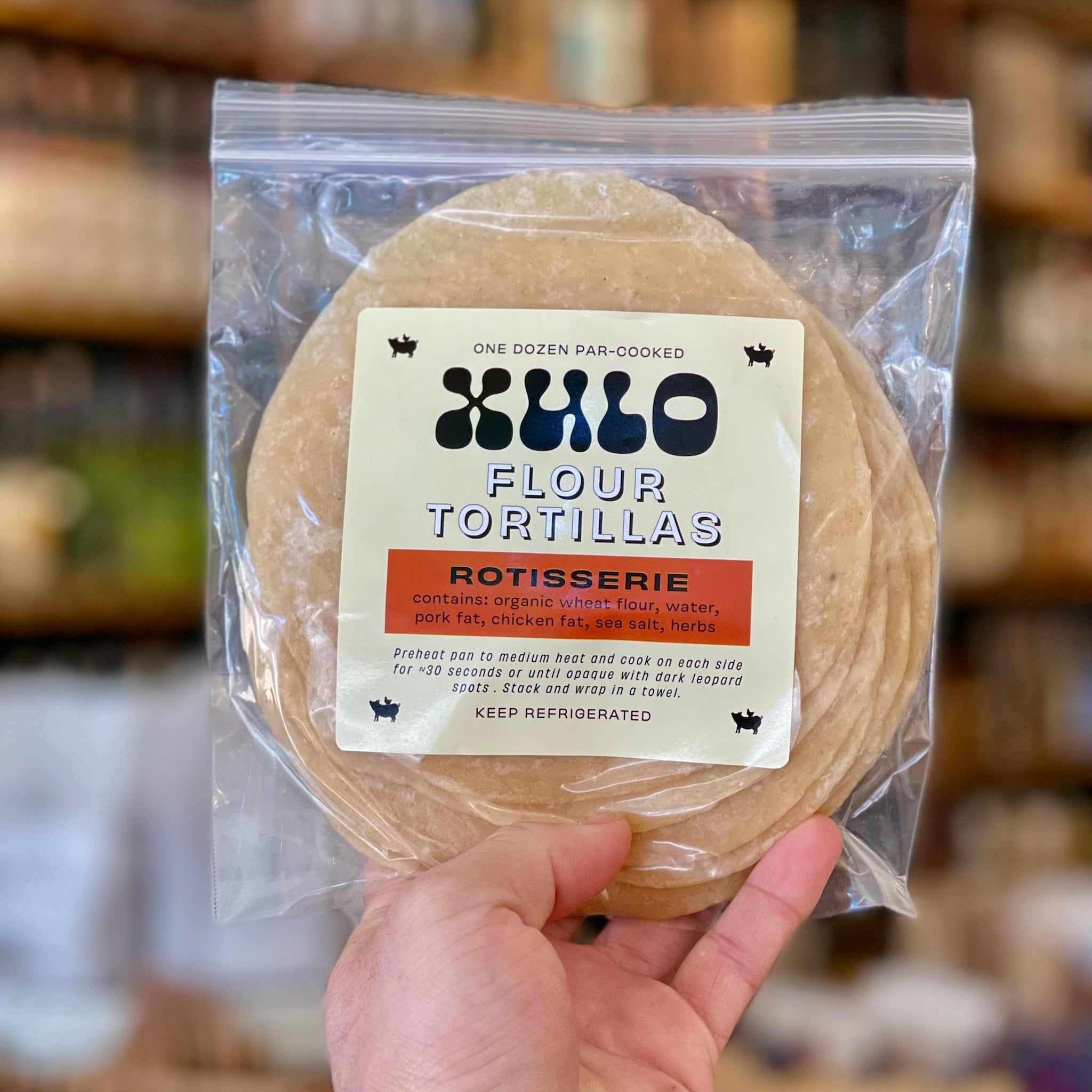 Xulo Rotisserie Flour Tortilla Tahona Mercado
